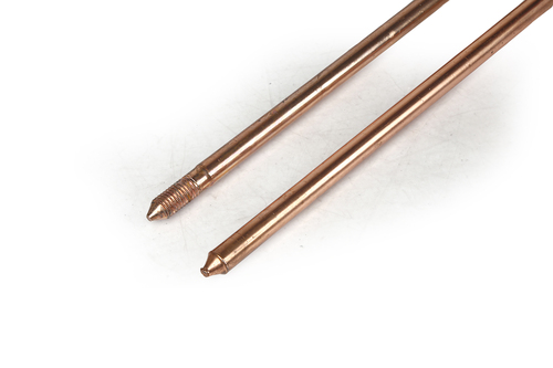 24 mm dia 3 mtr copper coated earthing rod 30 micron