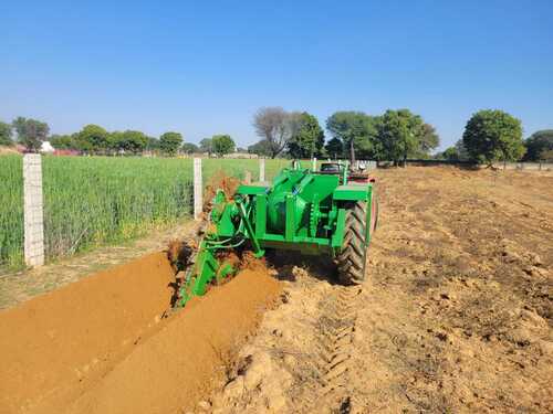 Green Trencher Machine