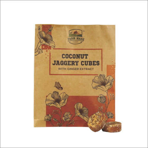 Ginger Extract Coconut Jaggery Cubes