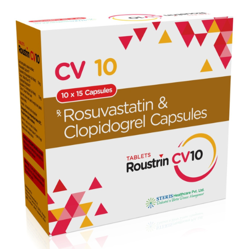 Rosuvastatin 10 mg and Clopidogrel 75 mg