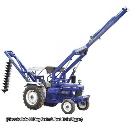 Pole Erection Machine - Color: Blue