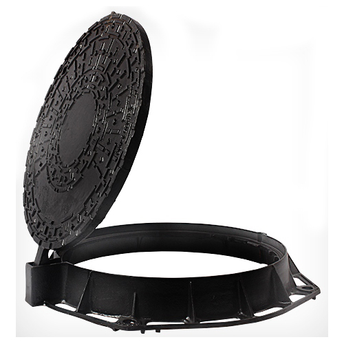 Ductile Iron 600 Dia Heavy Duty Manhole Cover And Frame Application: Drainage