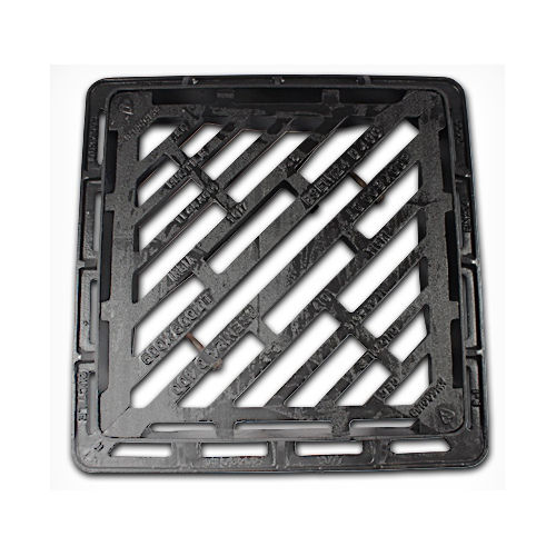 Double Triangular Grate And Frame