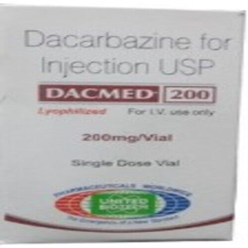 DACMED 200 मिलीग्राम इंज पैक पर उल्लिखित के अनुसार