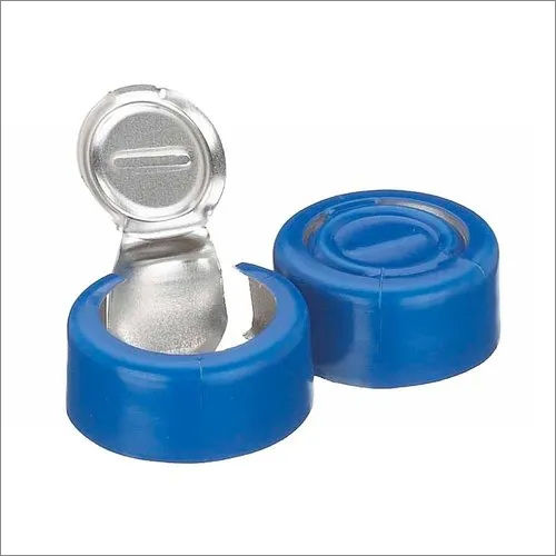 Blue And Silver Tear Down  Bottle Seal