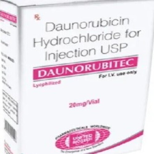 DAUNORUBITEC 20 MG DAUNOR INJ