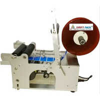Semi-Automatic Bottle Label Applicator Machine