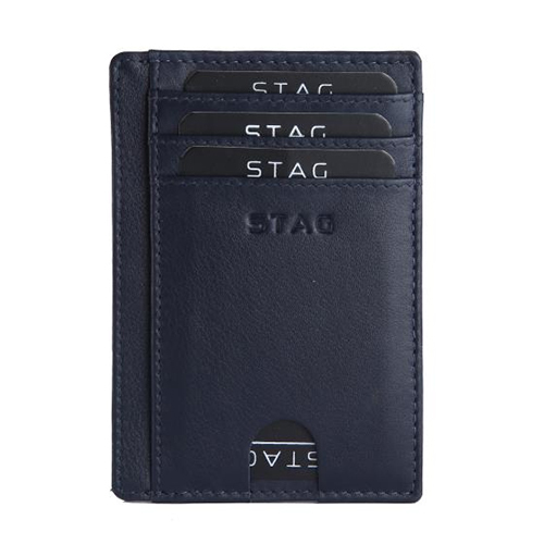 Securely Holds Card Wallet - Leather , Different Available Sizes, Black Color, Plain Design for Effective Card Organization