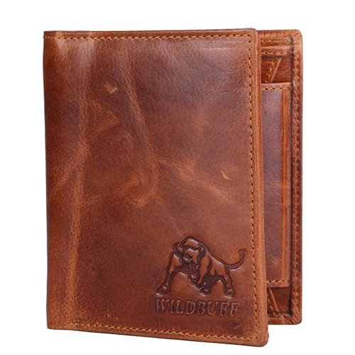 Brown Mens Fancy Leather Wallet