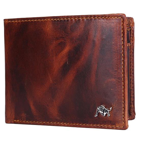 Fancy Mens Leather Wallet - Leather Material, Available in Various Sizes | Plain Design, Folded Style