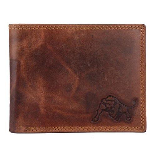 Mens Premium Leather Wallet - Leather, Folded Design, Brown Color | Plain Style for Effortless Elegance and Everyday Use