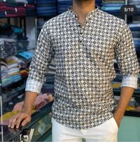 Rayon Men Short Kurta