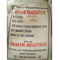 99% Pure Sodium Benzoate Powder - Application: Industrial
