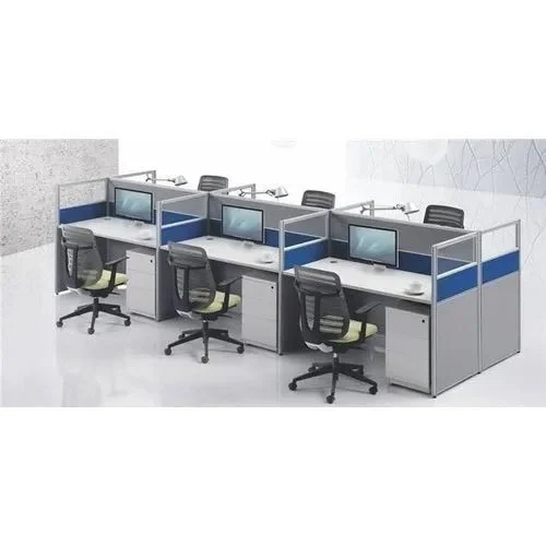 Silver Office Modular Workstation
