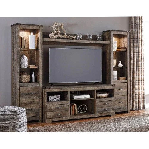 Wooden Tv Cabinet - Color: Brown