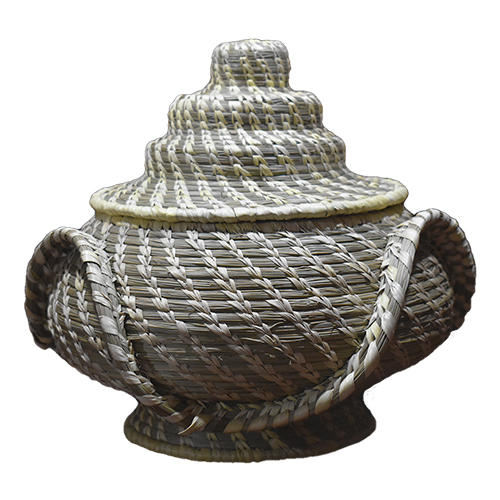 Handwoven Sabai Grass Jewellery Basket