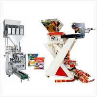Coffee Packaging Machine - Stainless Steel, Silver Color | Heavy Duty Automatic Electric Drive