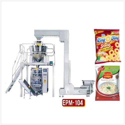 Snacks Pouch Packing Machine - Stainless Steel Automatic Electric Drive | Heavy Duty Automation with Warranty