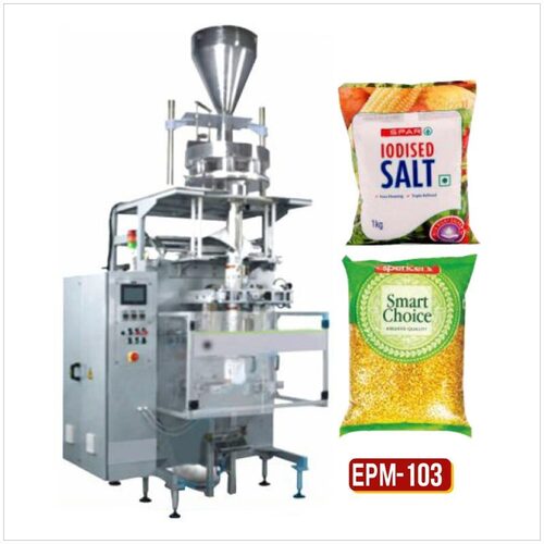 Rice Packing Machine - Stainless Steel, Electric Drive Type, Silver Color | Heavy Duty Automatic Packaging Line