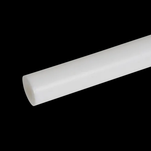 White PTFE Paste Extruded Pipe - PTFE Material, Multiple Sizes Available, Rigid Hardness, Corrosion & Abrasion Resistant, Lightweight Design