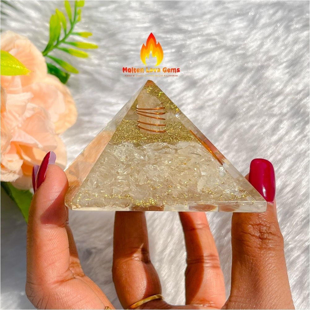 Orgone Clear Quartz Pyramid