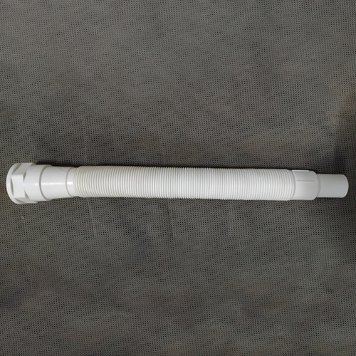 White Collapsible Flexible Waste Pipe