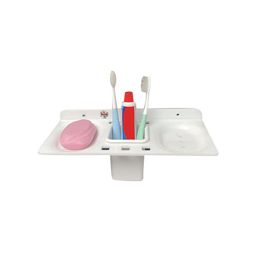 8006 Plastic Deluxe 3 In 1 Tumble Soap Dish