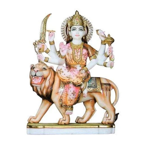 Painted Durga Maa Statue