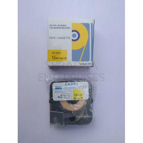 12 MM PT-312Y Label Tape Cassette