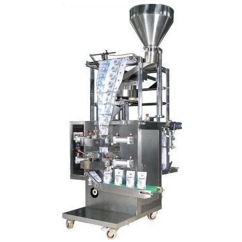 Auger Filler Machine - Stainless Steel, Silver Color | Automatic Heavy Duty Packaging Line with Electric Drive Type