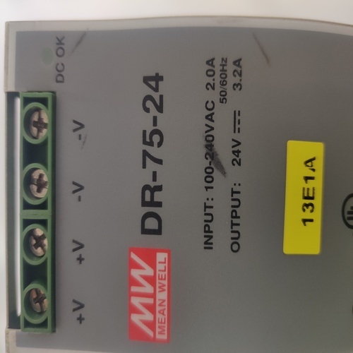 MEAN WELL DR-75-24 DIN RAIL POWER SUPPLY