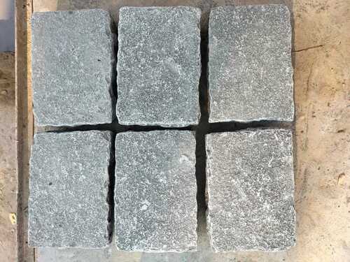 High Quality Tandur Grey Limestone Tumbled Cobble Stone Pavers 14x20x5/7 cm Outdoor Garden Pathways Driveway Paving Stone