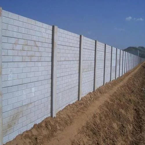 Concrete Plain Precast Compound Wall