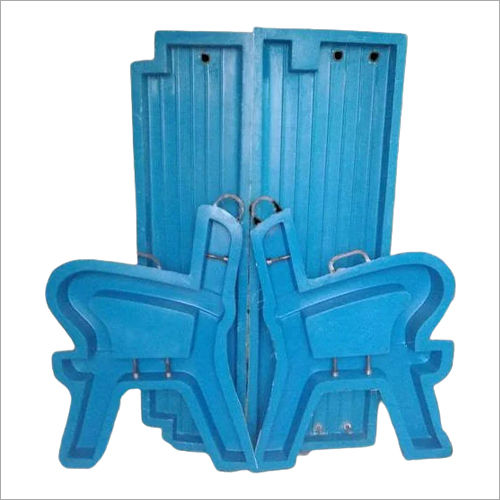 Blue Rcc Cement Bench Fiber Mould