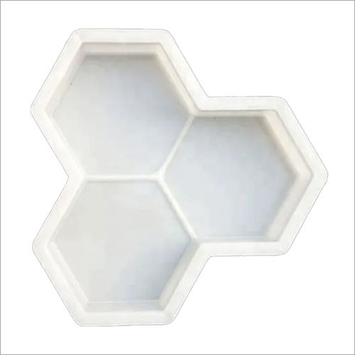 White Interlocking Paver Mould