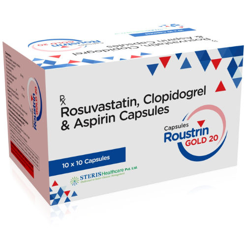 Capsules Rosuvastatin 20 Mg Clopidogrel 75 Mg And Aspirin 75Mg