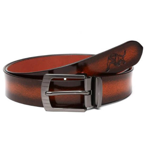 Tan Double Shades Leather Belt