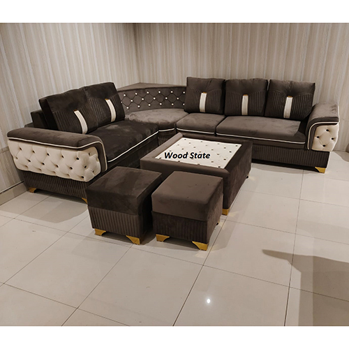 Luxury 7 Seater Sofa Set With Center Table