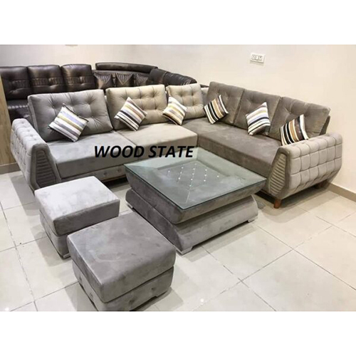 257.81x83.82x152.4cm 7 Seater Sofa Set