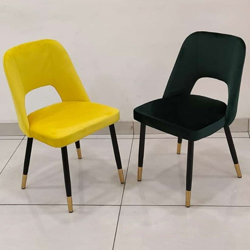 Luxury Green And Yellow Hotel Chair