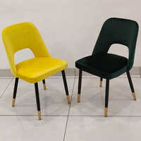 Machine Made Luxury Green And Yellow Hotel Chair