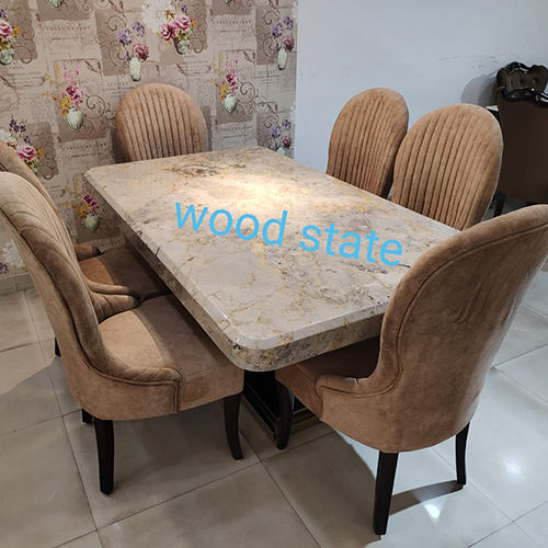 Luxury 6 Seater Dining Table Set