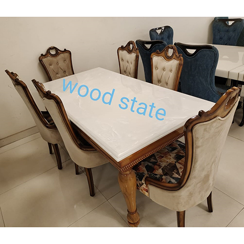 Living Room 6 Seater Dining Table Set
