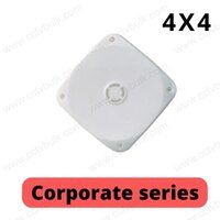 Cctv Back Box 4 X 4 Diamond Cut 20Set