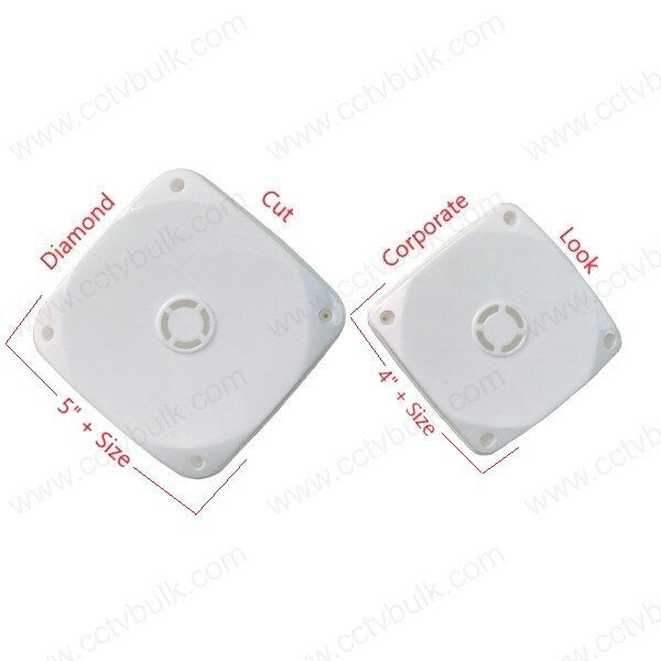 Cctv Back Box 4 X 4 Diamond Cut 20Set