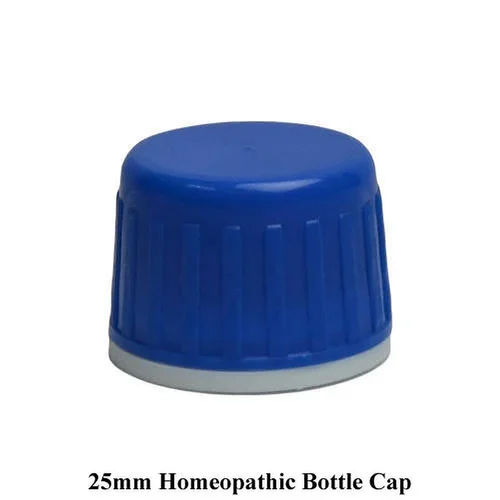 Blue 25mm Homeopathic Bottle Cap