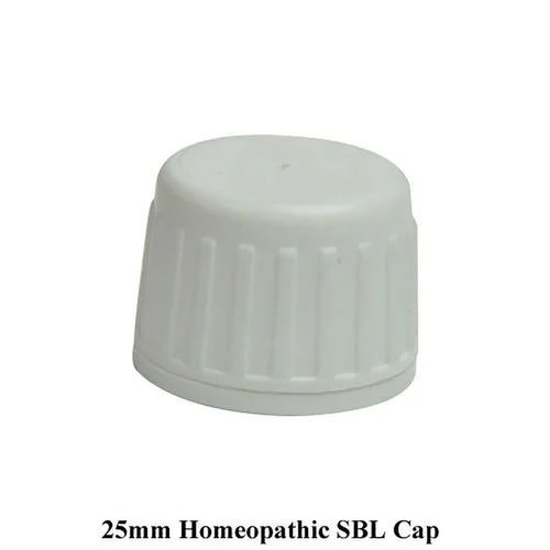 White 25mm Homoeo Plastic Cap