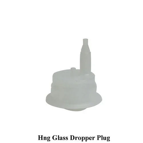 White Hng Glass Dropper Plastic Cap