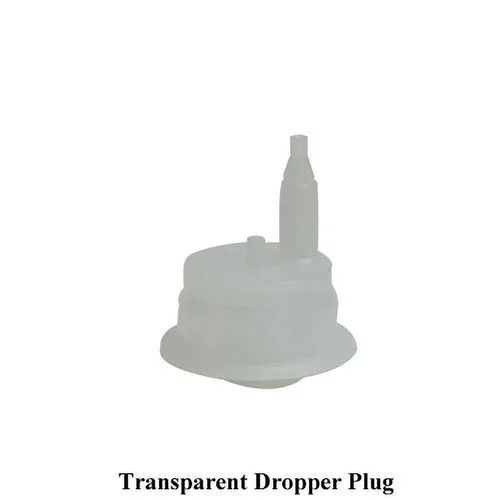 White Homeopathic Dropper Plug