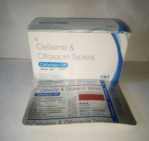 Cefadept OF Cefixime and Ofloxacin Tablet